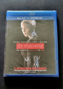 Ex Machina Domnhall Gleason, Alicia Vicander (Blu-ray + Digital HD) New & Sealed - Picture 1 of 2