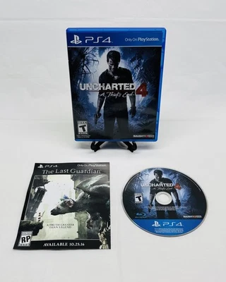 MINT Uncharted 4: A Thief's End PS4 PlayStation 4 2016 CIB Complete Tested Works - Image 1 of 4