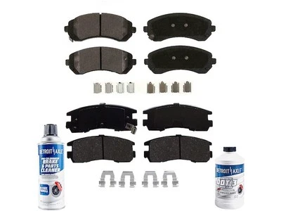 Para 2002-2007 Buick Rendezvous conjunto de pastilhas de freio Detroit Axle 77637FBNV 2004 2005 - Imagem 1 de 2