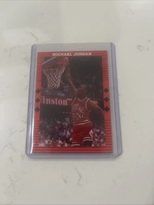 1991 Red Border & Black Diamonds Michael Jordan - Picture 1 of 2