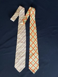 2 corbatas Etro Milano 100 % seda - Imagen 1 de 7