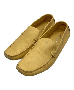 Prada flache Schuhe Damen Größe 39 gelb Leder - Bild 1 von 7