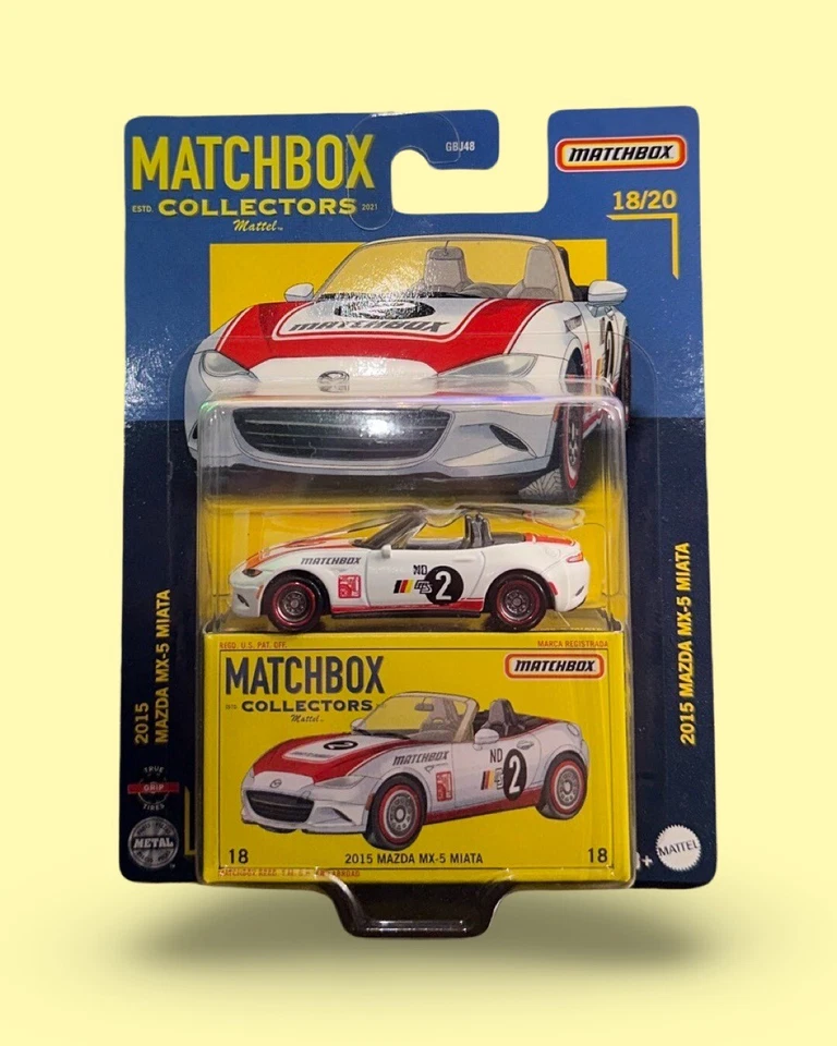 MATCHBOX COLECCIONISTAS SERIE 2015 MAZDA MX-5 MIATA #18 2022 SIN USAR, EN CAJA Foto 1 de 1