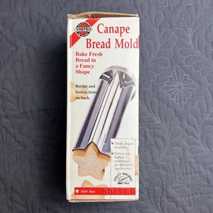NorPro “Star” #3655 Canape Bread Mold, Shower, 4th of July, fun Tea Party Used - Picture 1 of 7