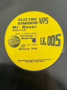 Mr Rossi – Formule 1 12" House Vinyl 1996 Electric Kingdom Rush Hour UFO - Picture 1 of 1