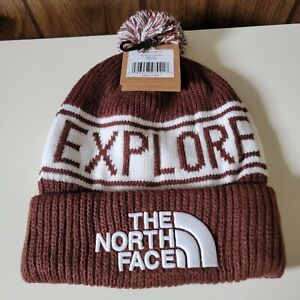 The North Face Retro TNF Explore Pom Beanie OS