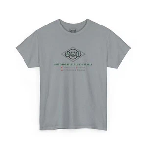 Automobile Club d'Italia Vintage Design T-Shirt Italian Racing Cars Tee Fan Gift - Picture 1 of 61