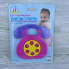 Nursery Needs - Baby Teether Rattle - Telephone - Vintage 1993 - SANITOY - New!