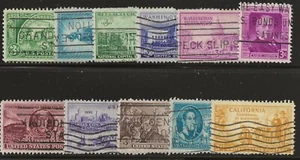 US Scott #987-97, Singles 1950 Complete Year Set FVF Used - Picture 1 of 1