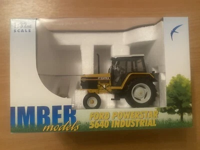 IMBER FORD 5640 SLE Industrial 2WD 1/32 Scale Model Tractor Yellow New Boxed - Image 1 of 3
