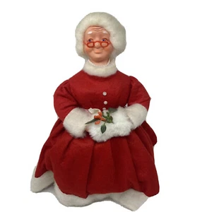 Vintage Mid century 13inch Christmas Doll Mrs. Clause KCI Hong Kong H3 20/2 - Bild 1 von 10