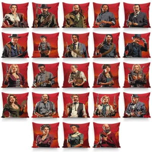 Van der Linde Gang Pillow Cover Pillow Protector 40cm 45cm+PinBack Free - Picture 1 of 29