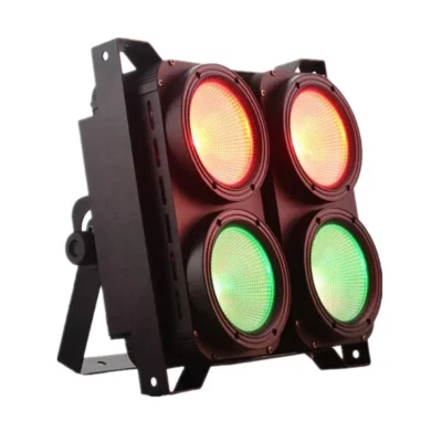 4eye led blinder light 4x100w RGBW 4in1 COB400W LED Stage Audience TV Lighting - Image 1 of 4