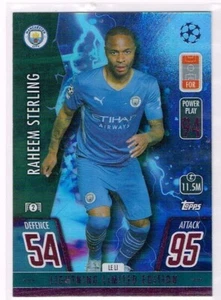 2021 Topps Match Attax UCL Limited Edition Lightning Raheem Sterling #LE LI 3011 - Picture 1 of 1