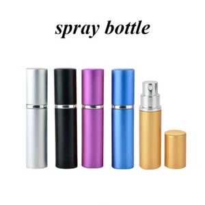 10/5PCS Refillable Travel Portable Perfume Atomizer Bottle Spray Pump Case 5ML ɞ - Picture 1 of 22