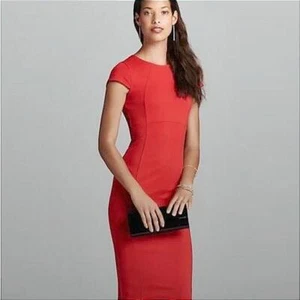 Felicity & Coco Red Pencil Dress Size L - Picture 1 of 9