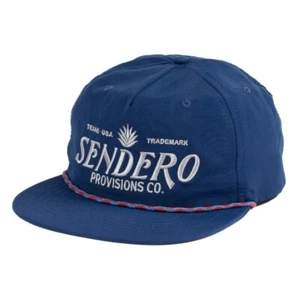 Sendero Provisions Co. Logo Adjustable Snapback Rope Hat (Navy Blue) - One Size - Picture 1 of 3