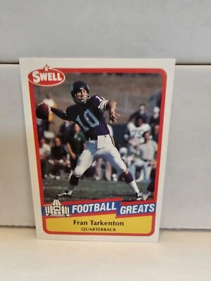 1989 Swell Greats #138 Fran Tarkenton   Football - Image 1 of 2