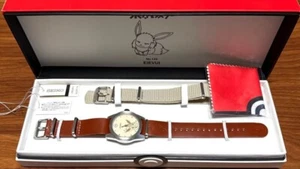 Orologio SEIKO POKEMON Limited con cinturino grigio Eevee Eievui SCXP179 RARO ottimo - Foto 1 di 8