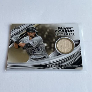 2023 Topps Major League Material Gold Relic Kris Bryant 14/50 - Picture 1 of 3