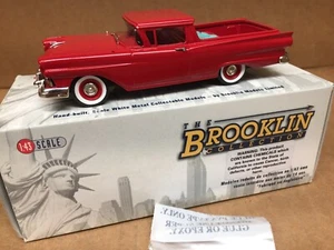 BROOKLIN MODELS 1:43 SCALE BRK.108 1957 FORD RANCHERO TRUCK IN FLAME RED NR MINT - Picture 1 of 9