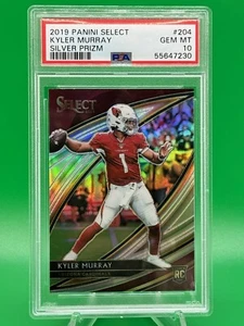 PSA 10 2019 Panini Select Kyler Murray Silver Prizm Field Level Rookie RC #204🔥 - Picture 1 of 5