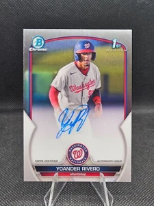 YOANDER RIVERO - 2023 Bowman Chrome - Prospect Autographs #CPA-YR (AU, RC) - Picture 1 of 2