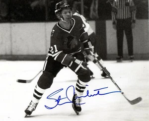 Stan Mikita Autographed Signed 8x10 Chicago Blackhawks B&W - Picture 1 of 1