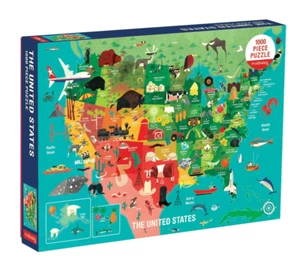 THE UNITED STATES Mudpuppy Puzzle Jigsaw Classroom 1000 Pieces Pieces Sealed - Imagen 1 de 3