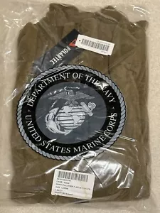 USMC Coyote Fleece Pullover Polartec 100 Taglia Large USGI Autentico Marines NUOVO - Foto 1 di 9