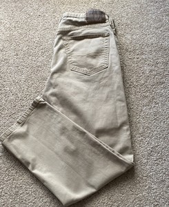 Vintage Levis SIGNATURE Mens Tan/ Beige "567 Athletic" Stretch Jeans W32 L 28