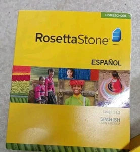 Rosetta Stone SPANISH Español Level 1 & 2 Homeschool Edition V3 NO HEADSET - Picture 1 of 12