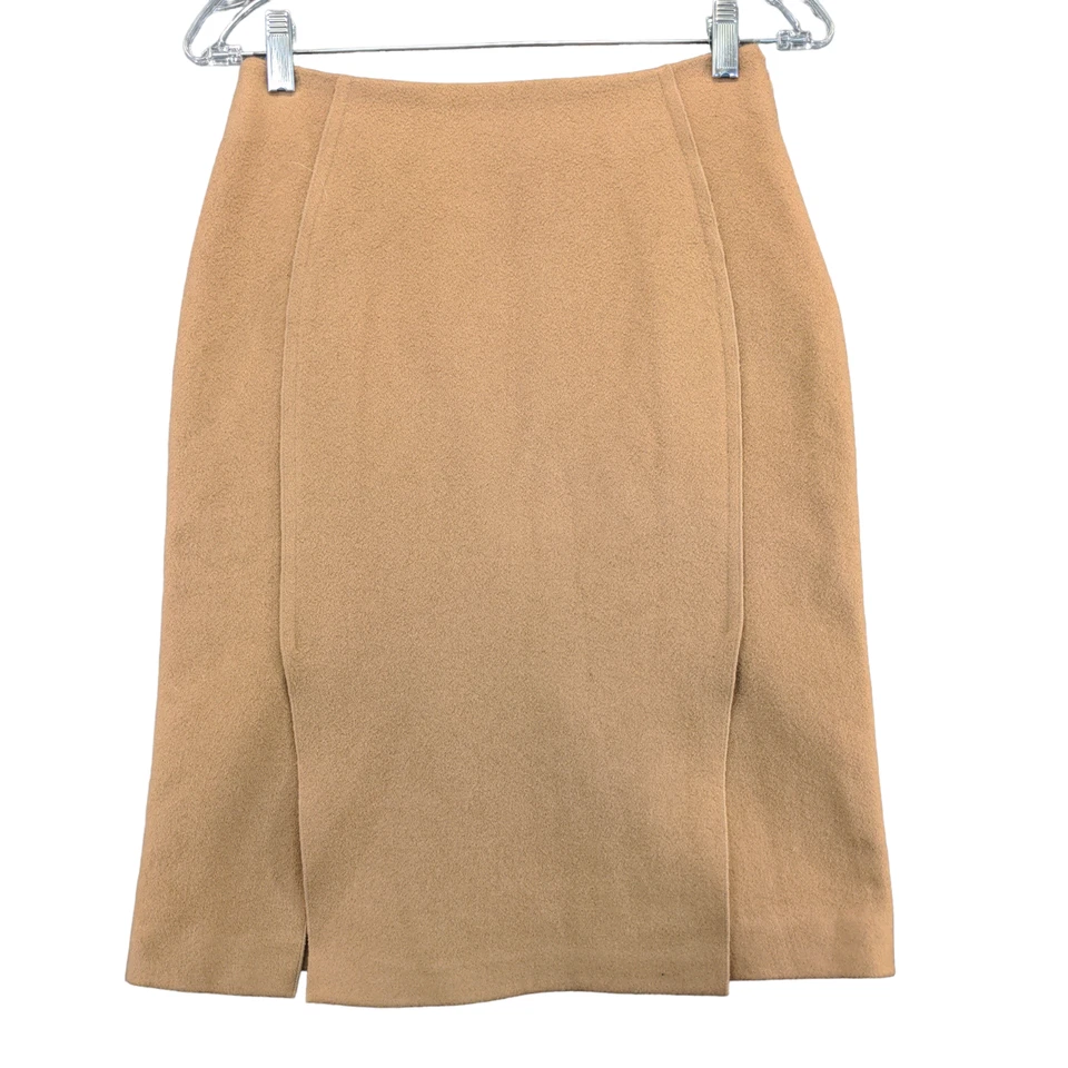 Falda Altuzarra Mujer Lana Virgen Tostada Talla 36 Hecha en Italia Foto 1 de 4