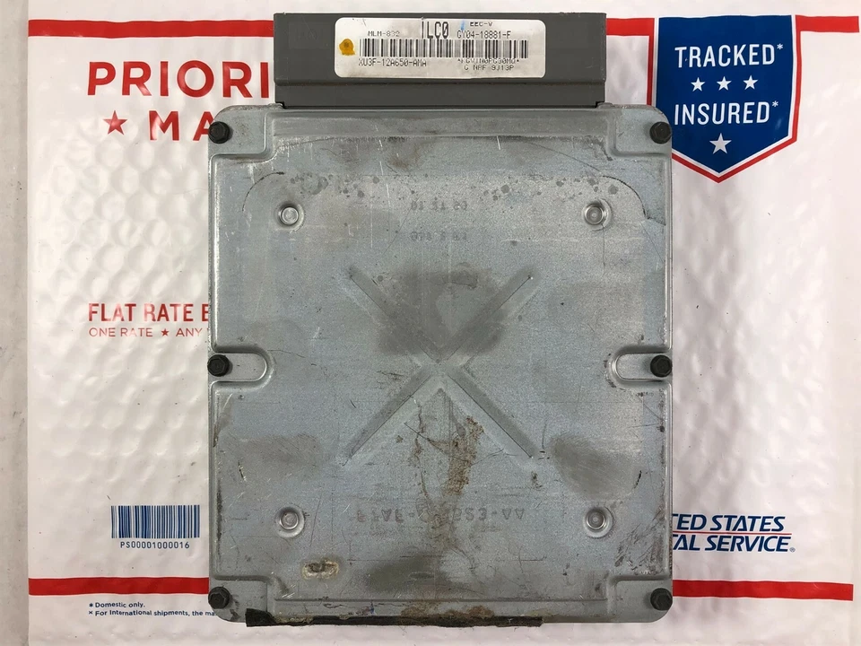 Unidad de control del motor de furgoneta MPV Mazda 00-01 programada ECM OEM ECU XU3F-12A650-AMA Foto 1 de 3