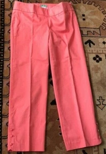 Neu mit Etikett $ 148 Lilly Pulitzer Größe 4 Damen Palm Beach Fit pfirsichrosa kurze Hose Caprihose - Bild 1 von 4