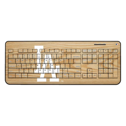 Los Angeles Dodgers Wood Bat Wireless USB Keyboard Cover