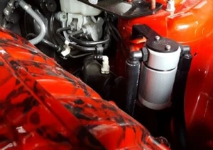 JLT (3029D-C) Driver Side Oil Separator 3.0 - Clear Anodized J&L - Picture 1 of 2