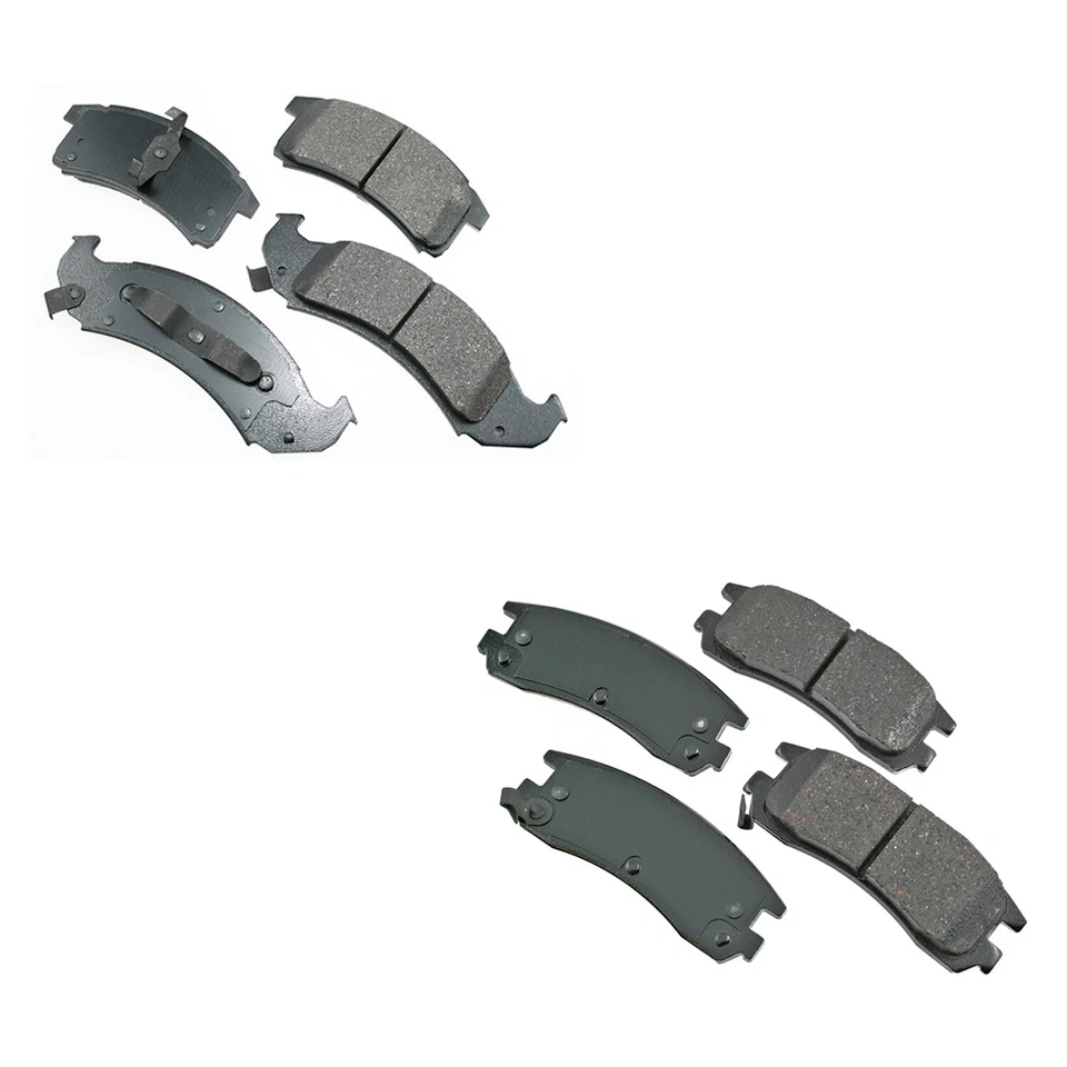 Kit de pastillas de freno de disco cerámicas delanteras y traseras Akebono ProACT para Eldorado Sevilla Foto 1 de 1