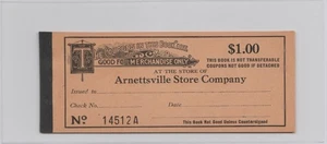 COAL SCRIP, Arnettsville Store Co. LIBRO COMPLETO - Sin clasificar - Imagen 1 de 4