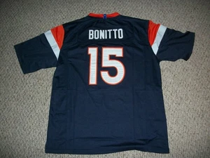 NIK BONITTO Unsigned Custom Denver Blue Sewn New Football Jersey Sizes S-3XL - Picture 1 of 2