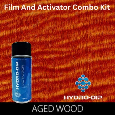 Kit combinado activador de película Hydro Dip HD-W625 madera envejecida Foto 1 de 4