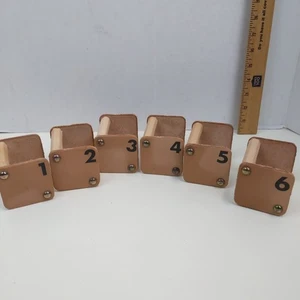 Leather Dog Obedience Utility Article Set Numbered 1-6 Training Retrieve  - Picture 1 of 4