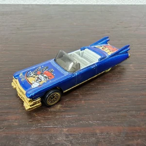 Vintage Hot Wheels 1959 Blue Cadillac Eldorado Hip Hop 1989 Mattel Thailand - Bild 1 von 5