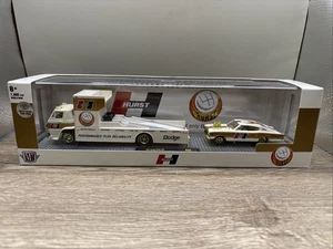 M2 CHASE Auto-Haulers HURST 1966 Dodge Truck w 1966 Dodge Charger Hemi, in box - Picture 1 of 9