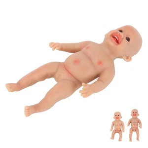 Lifelike Reborn Baby Doll 6 Inch Cute Sweet Smile Face Soft Silicone - Picture 1 of 29