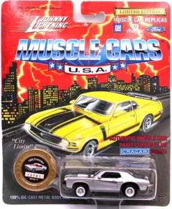 Johnny Lightning Muscle Cars USA Series 11 1969 Cougar Eliminator met. silver - Picture 1 of 4