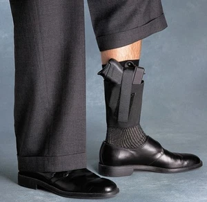 Galco CAB3L Cop Ankle Band – Medium Autos and Small Frame Revolvers, Left Draw - Picture 1 of 3
