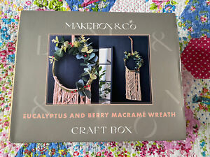 Makebox & Co Macrame and Berry Wreath Kit BNIB