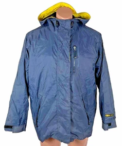 Vintage 90s y2k Nike Grey Tag Fleece Lined Jacket Colorblock Retro Coat Medium - Bild 1 von 12