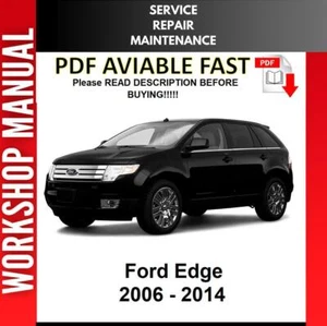 FORD EDGE 2006 2007 2008 2009 SERVICE REPAIR WORKSHOP MANUAL - Picture 1 of 1
